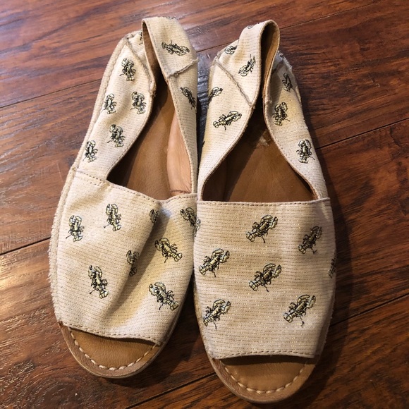 lobster espadrilles